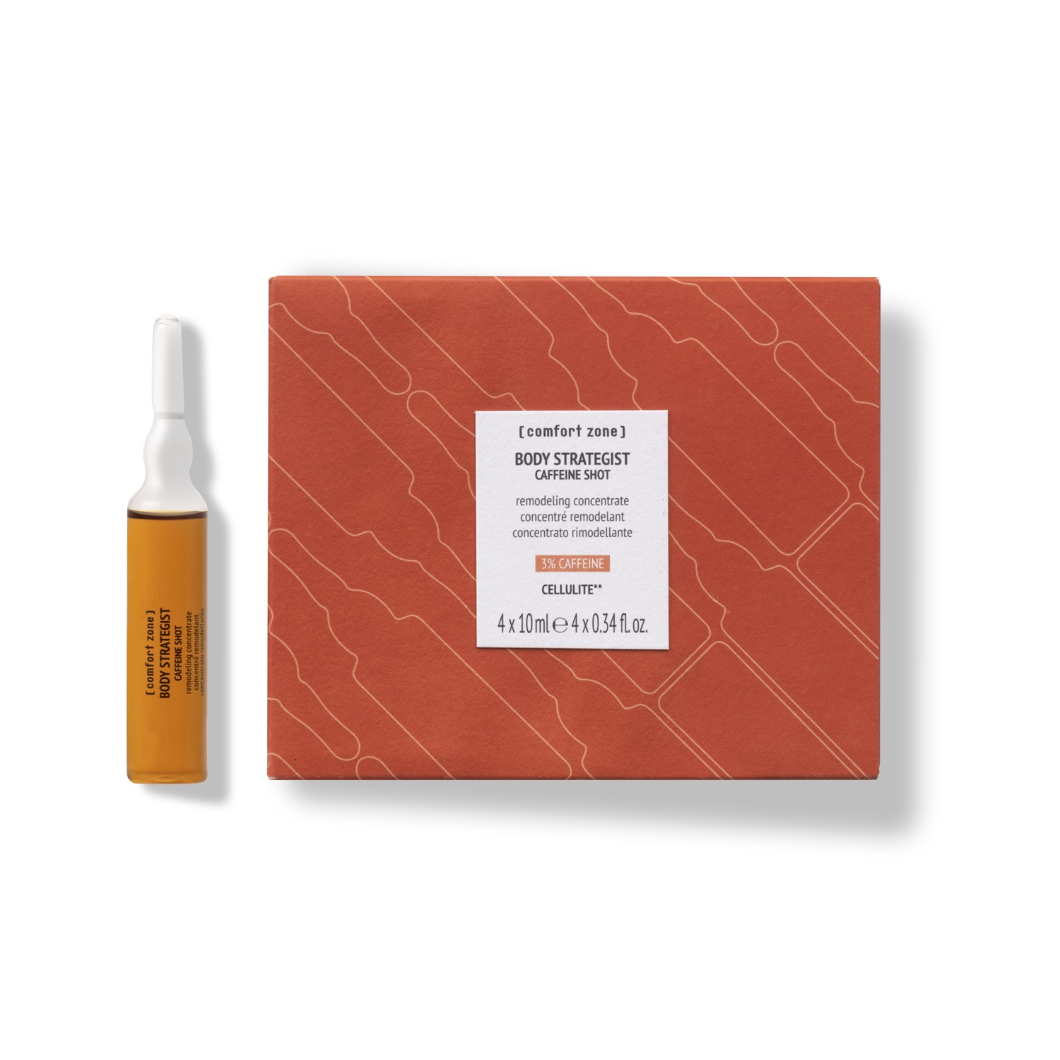 BODY STRATEGIST CAFFEINE SHOT 4 X 10ML 4x10ml